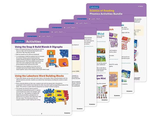 Science of Reading Phonics Activities Bundle - K-Gr. 1 - US 3520