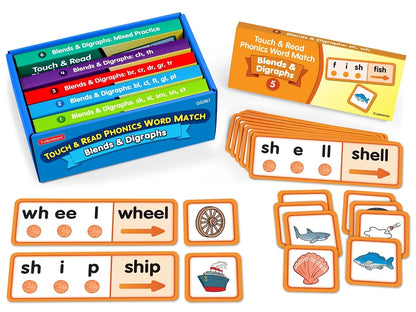 Touch & Read Blends & Digraphs Match - US 3161