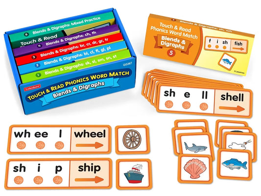 Touch & Read Blends & Digraphs Match - US 3161