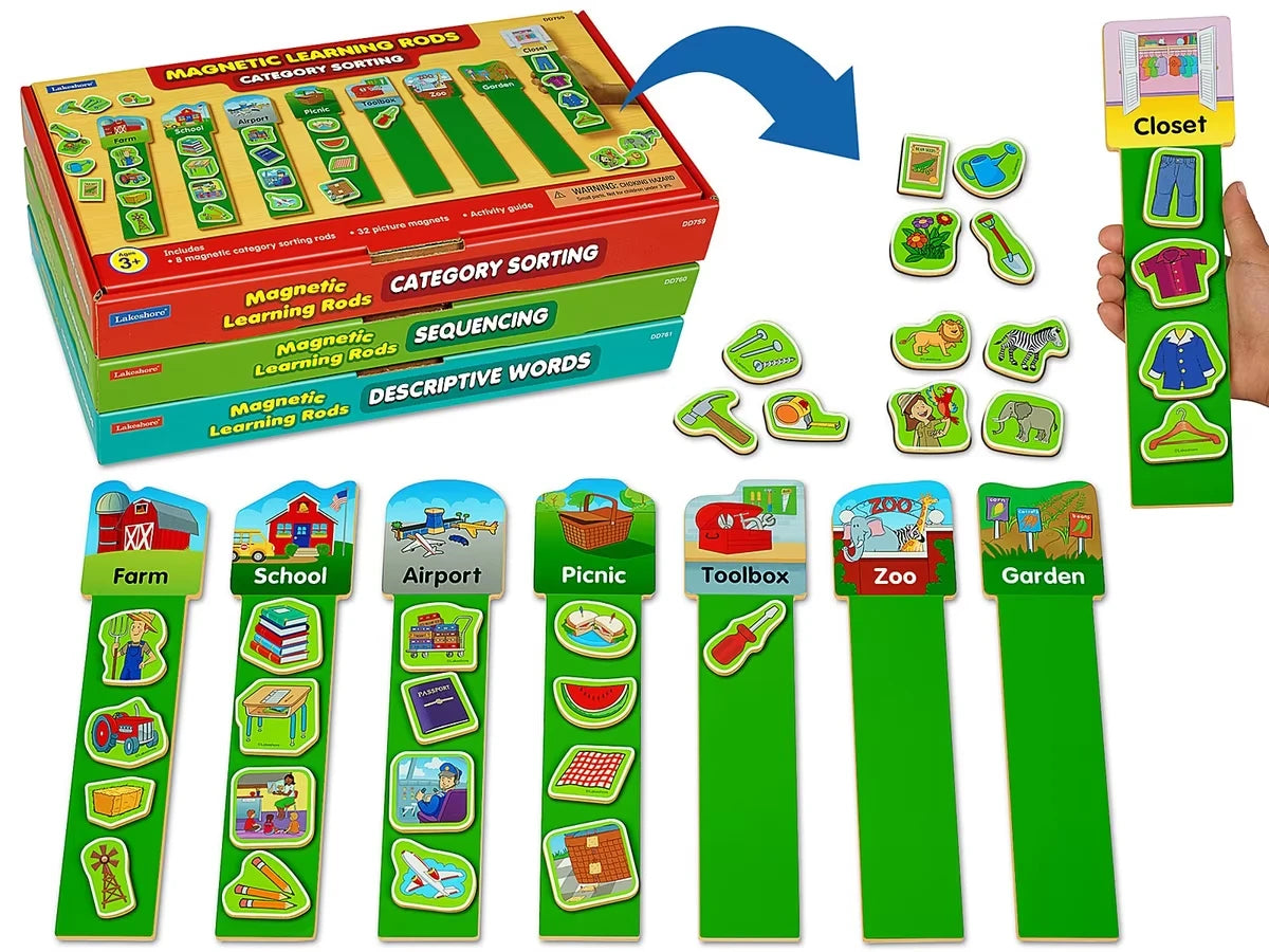 Magnetic Language Rods - Complete Set - US 2839