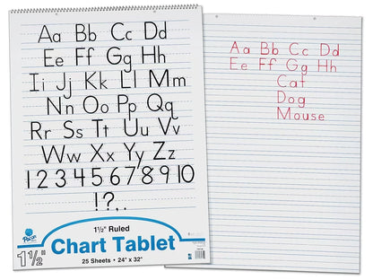 1 1/2" Ruled Chart Tablets - US 4503