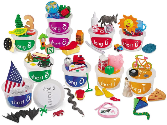 Vowel Teaching Tubs - US 8023