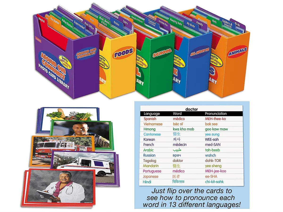 Vocabulary Development Photo Card Libraries - Complete Set - US 7962