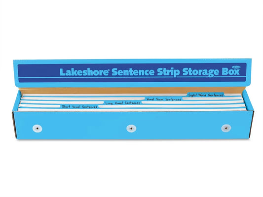 Sentence Strips Storage Box - US 7374
