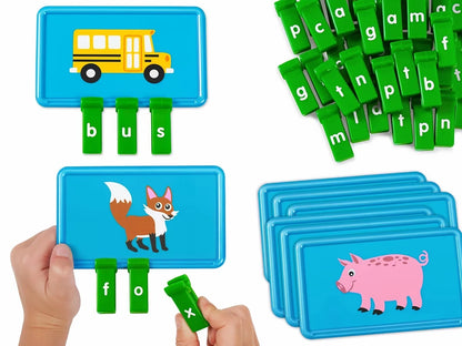 Snap & Build CVC Words - US 7980
