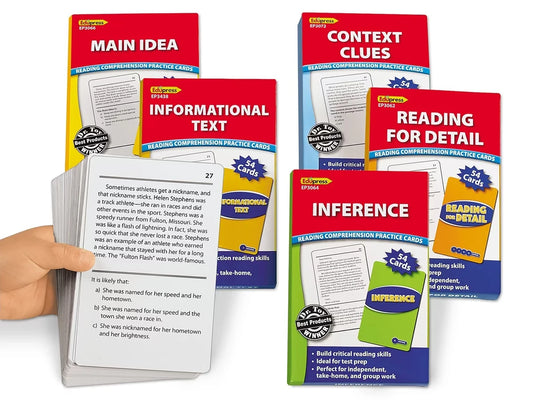 Comprehension Skills Practice Cards - Gr. 3-5 - US 2101