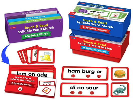 Touch & Read Syllable Word Match - Complete Set - US 6118