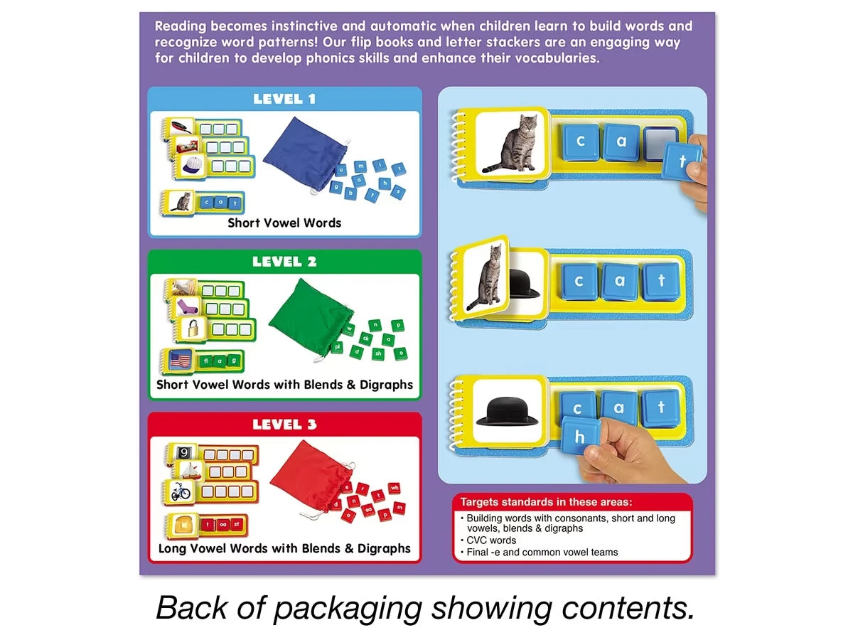 Stack & Build Phonics Flip Books - US 6599