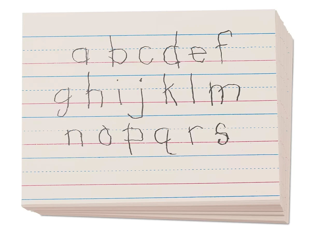 Red Baseline Ruled Newsprint - Pre K-Kindergarten - US 2906