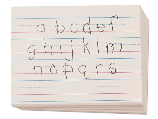 Red Baseline Ruled Newsprint - Pre K-Kindergarten - US 2906