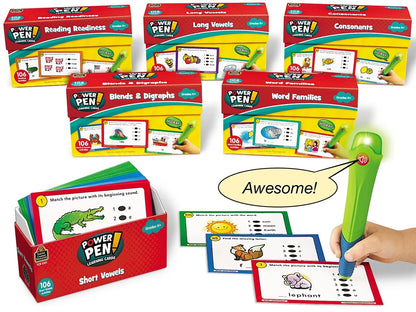 Power Pen!®  Reading Skills Quiz Cards - Complete Set - US 4948