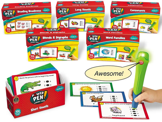 Power Pen!®  Reading Skills Quiz Cards - Complete Set - US 4948