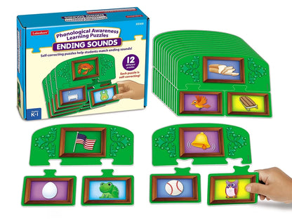 Ending Sounds Learning Puzzles - US 1407