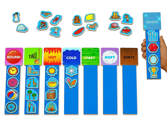 Magnetic Descriptive Words Rods - US 4950