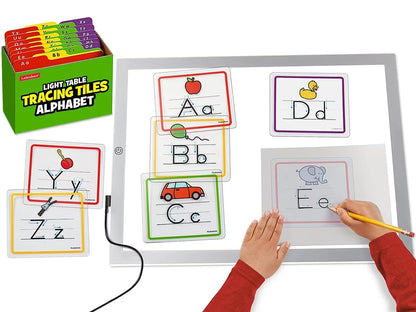 Light Table Alphabet Tracing Tiles - US 7863