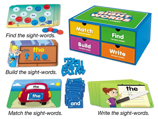 Learning Sight-Words Activity Chest - US 5908