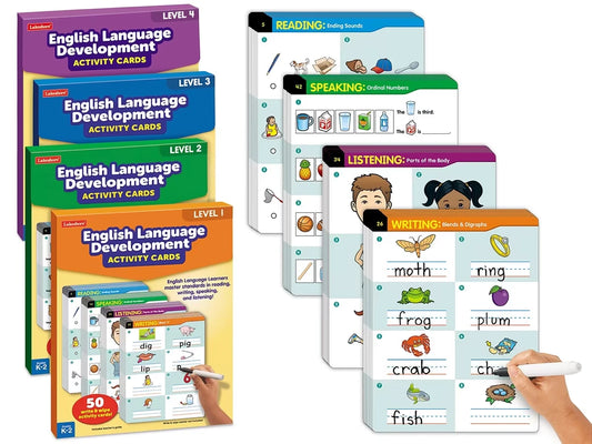 English Language Development Activity Cards - Complete Set - US 3951