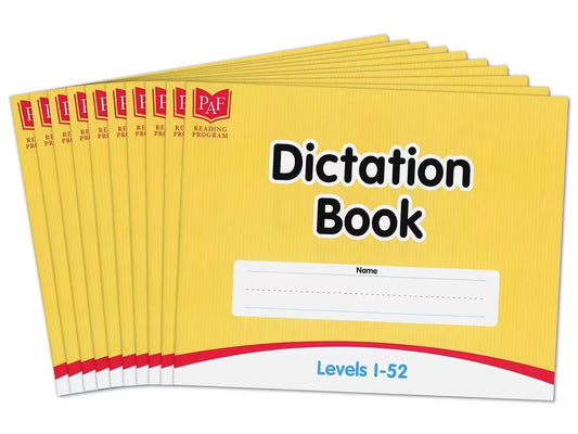 Levels 1-52 Dictation Books – Set of 10 - US 6169