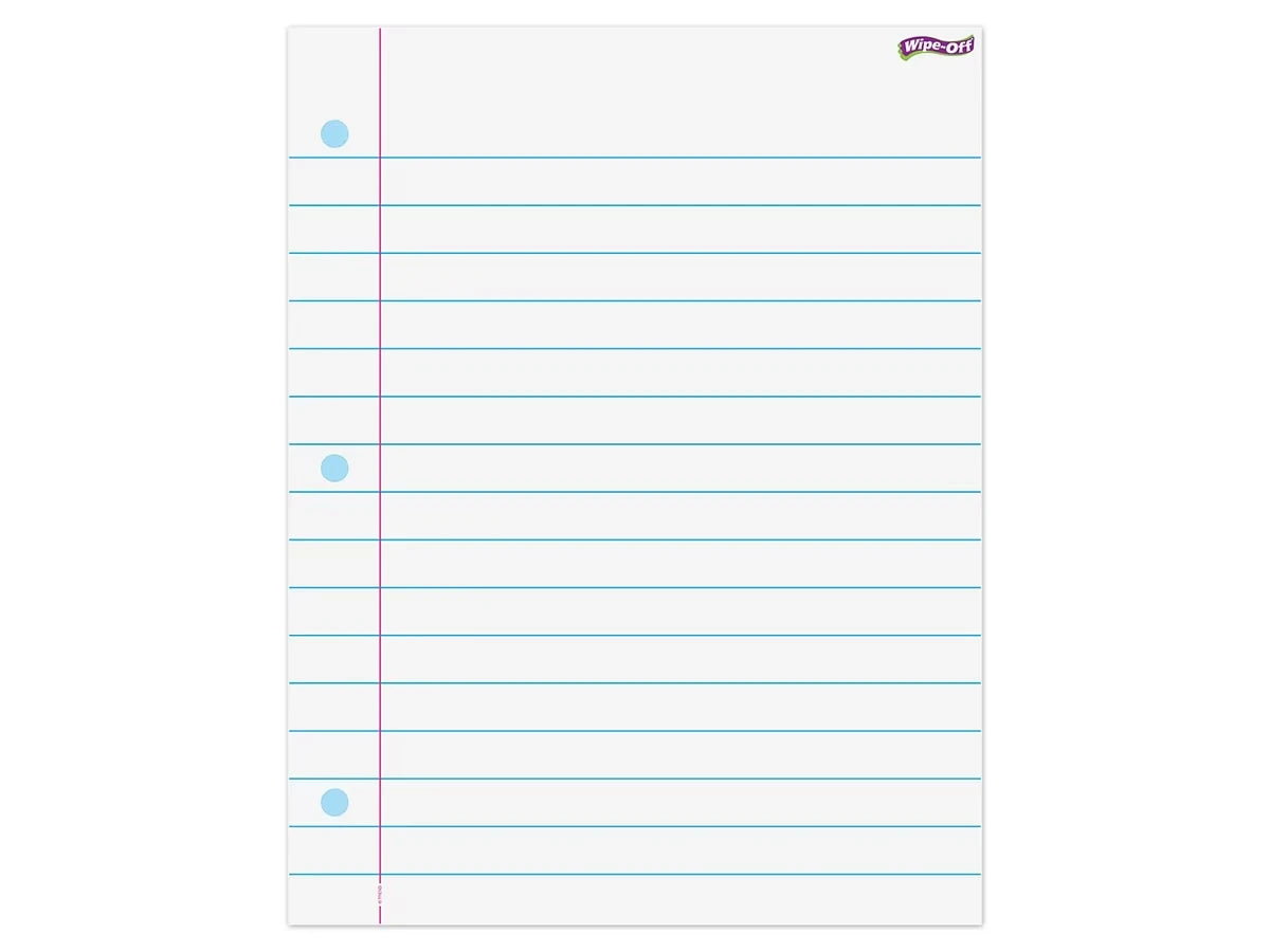 Giant Write & Wipe Notebook Pages - US 6149