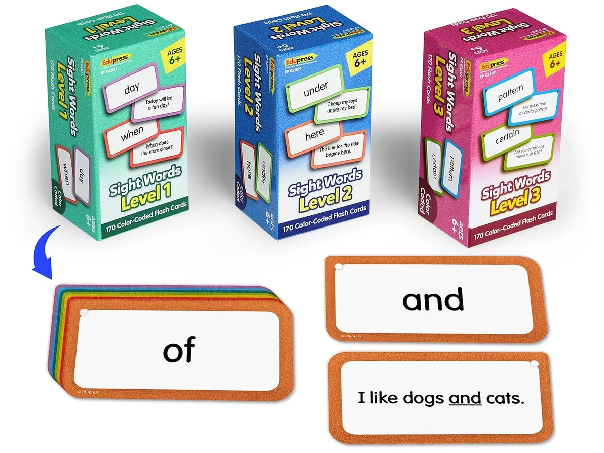 Sight-Words Flash Cards - Complete Set - US 4743