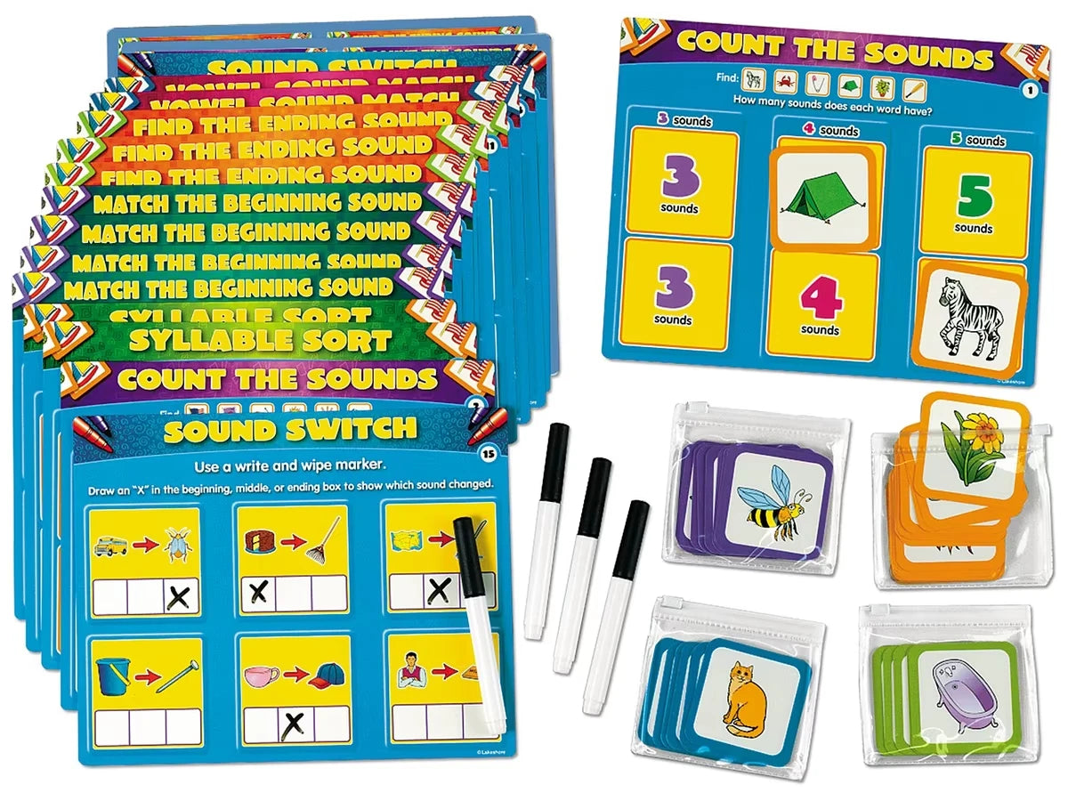 Teaching Phonemic Awareness Skills Activity Center - US 2956