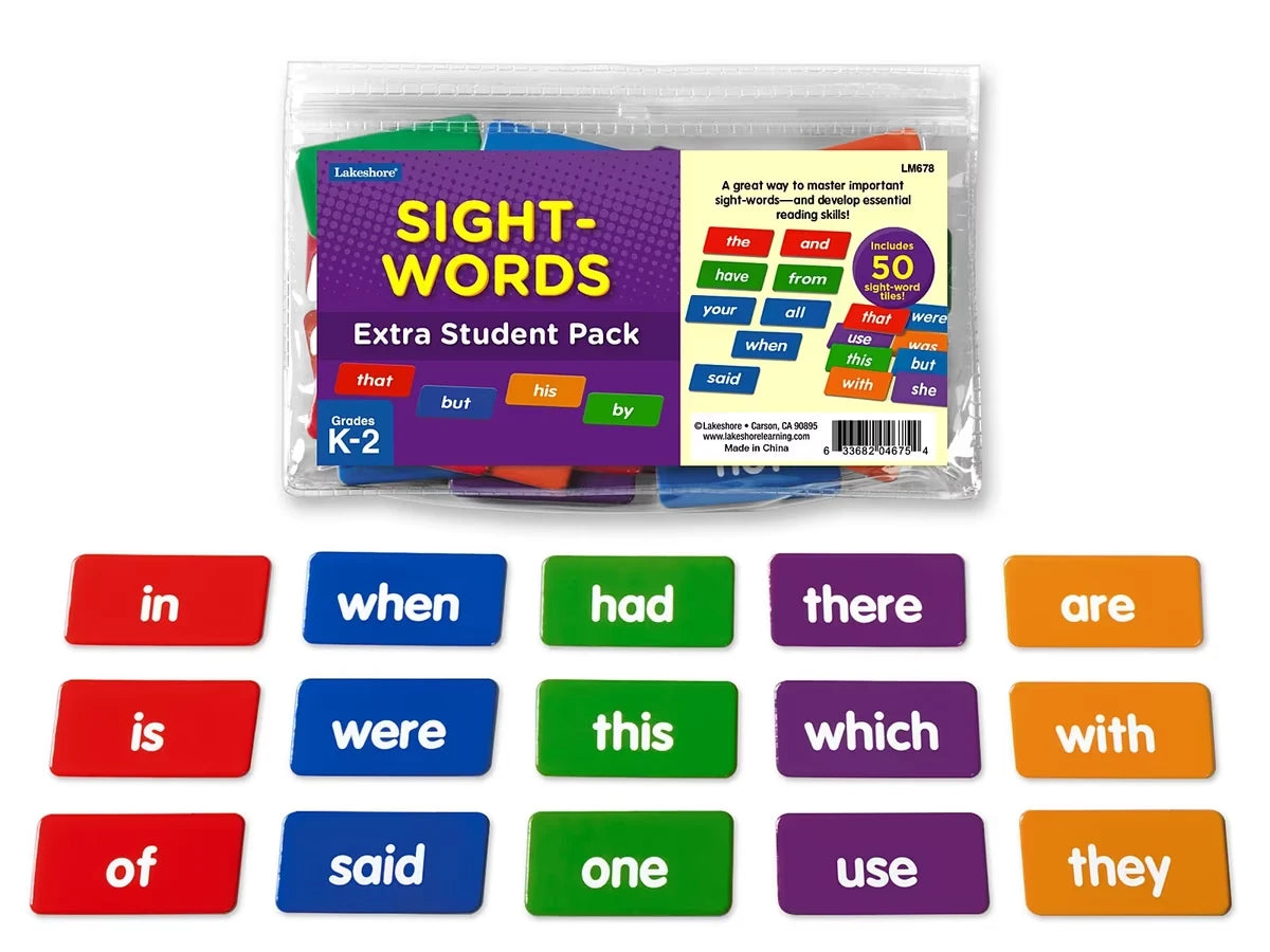Sight-Words Hands-On Student Pack - US 8826