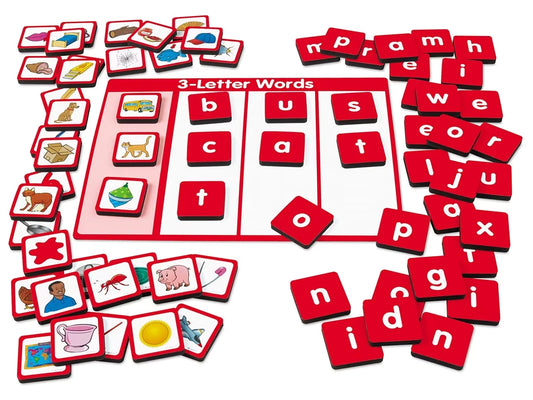 Build-A-Word! Magnet Board - 3-Letter Words - US 6110