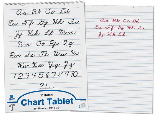 1" Ruled Chart Tablets - US 4725