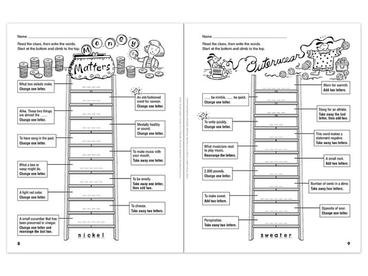 Daily Word Ladders Workbook - Gr. 4-6 - US 9320