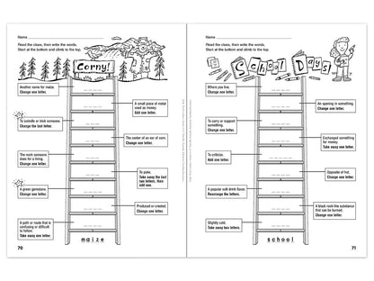 Daily Word Ladders Workbook - Gr. 4-6 - US 9320