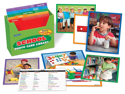 School Vocabulary Development Photo Card Library - US 5713