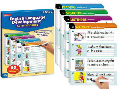English Language Development Activity Cards - Level 3 - US 9552