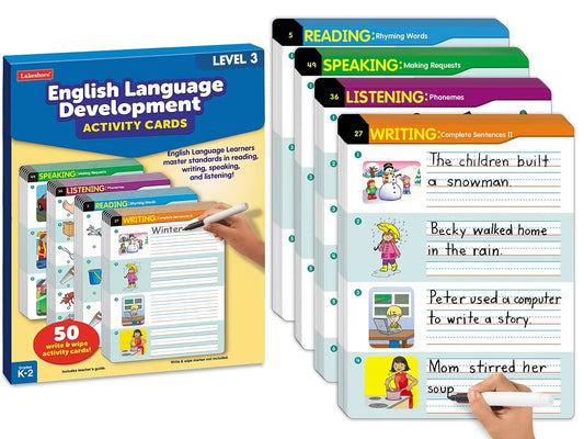English Language Development Activity Cards - Level 3 - US 9552