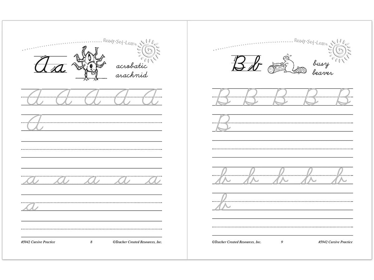 Cursive Writing Practice Workbook - US 6788