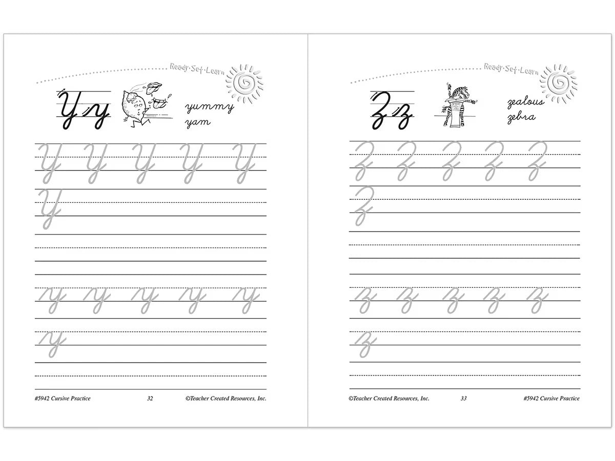 Cursive Writing Practice Workbook - US 6788