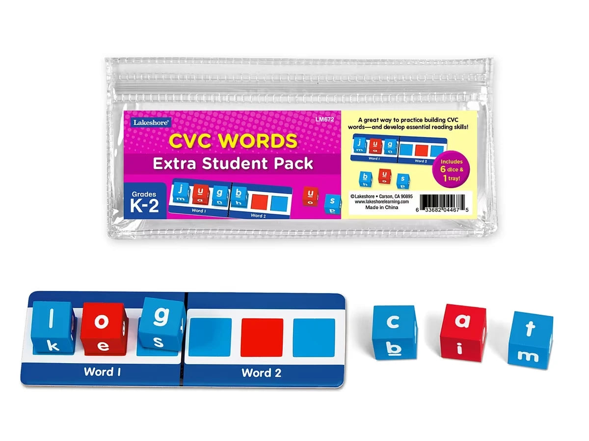 CVC Words Hands-On Student Pack - US 9424