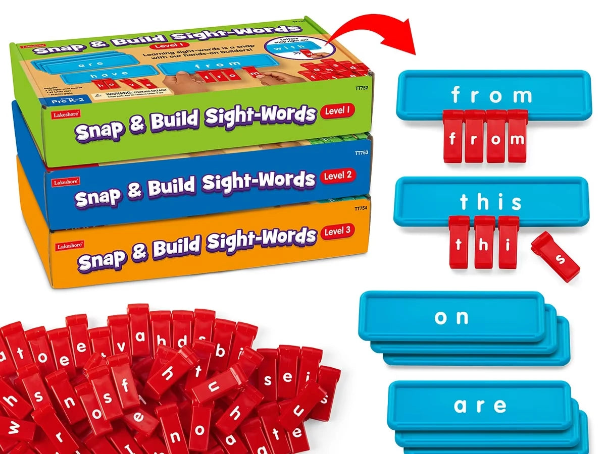 Snap & Build Sight-Words - Complete Set - US 3822