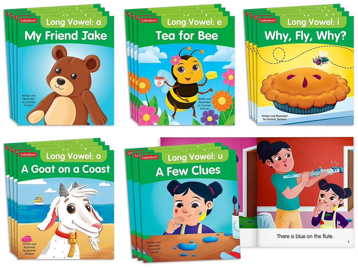 Long Vowels Skill-Building Book Set - US 9019