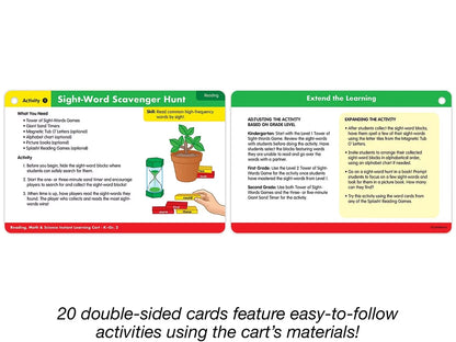 Reading, Math & Science Instant Learning Cart - K-Gr.2 - US 4587