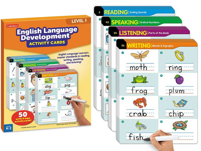 English Language Development Activity Cards - Level 1 - US 1324