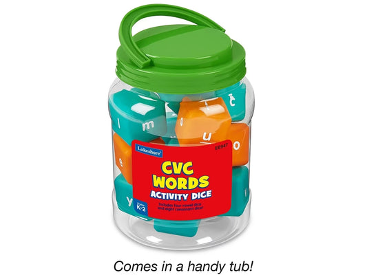 CVC Words Giant Activity Dice - US 3126
