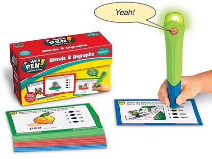 Blends & Digraphs Power Pen!® Quiz Cards - US 9079