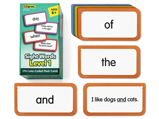 Sight-Words Flash Cards - Level 1 - US 6006