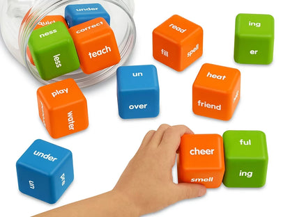 Prefixes & Suffixes Giant Activity Dice - US 2746