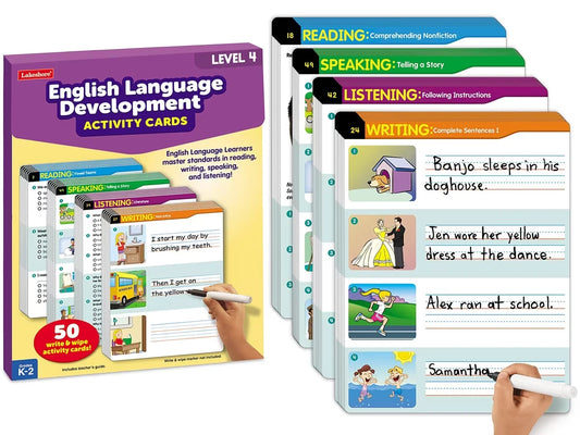 English Language Development Activity Cards - Level 4 - US 1614