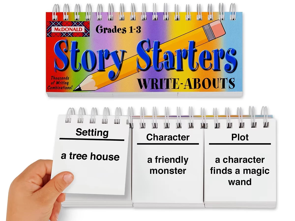 Let’s Get Writing! Story Starters Flip Book - Gr. 1-3 - US 8235