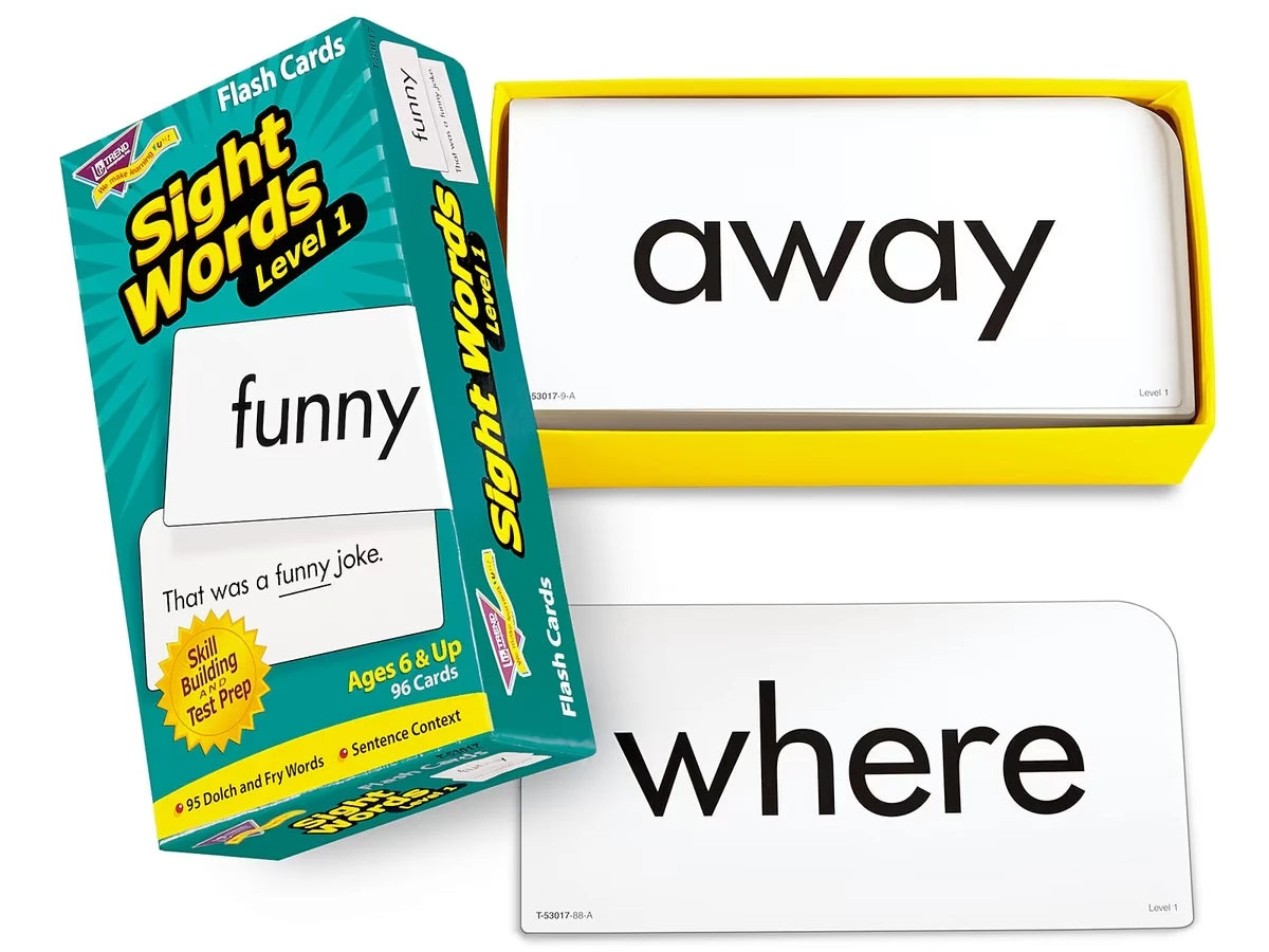 Sight-Words Level 1 Flash Cards- 95 Cards - US 1522
