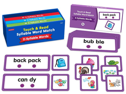 Touch & Read 2-Syllable Words Match - US 7868