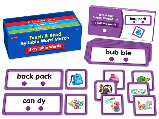 Touch & Read 2-Syllable Words Match - US 7868