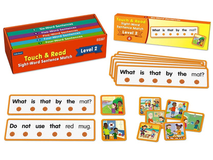 Touch & Read Sight-Word Sentence Match - Level 2 - US 3249